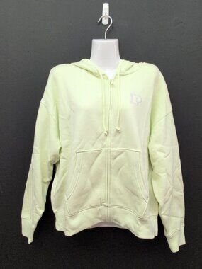 Victoria Secret PINK Campus Fleece Full Zip Hoodie Medium Fresh Mint
